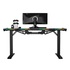 Papírenské zboží - ULTRADESK Herný stôl FORCE - šedý, 166x70 cm, 76.5 cm, s XXL podložkou pod myš, držiak slúchadiel aj nápojov, RGB podsvietenie