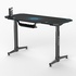 Papírenské zboží - ULTRADESK Herný stôl LEVEL BLUE, 140x66cm, 72-124cm, elektricky nastaviteľná výška, s XXL podložkou pod myš, držiak slúchadiel aj 