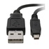 Papírenské zboží - Kábel USB (2.0), USB A M- 4 pin M, 1.8m, čierny, FUJI