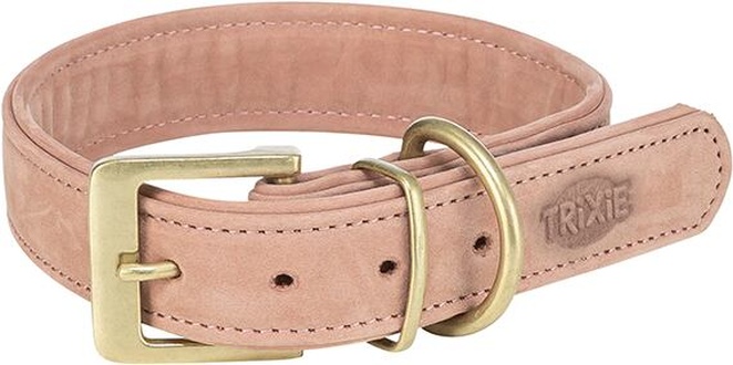 Papírenské zboží - Obojek PURE kožený, růžováXS: 25-31 cm/ 25 mm