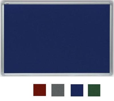 Papírenské zboží - Filcová modrá tabule v hliníkovém rámu 60x90 cm