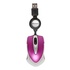 Papírenské zboží - Verbatim Myš Go Mini 49021, 1000DPI, optická, 3tl., drôtová USB, ružová, mini