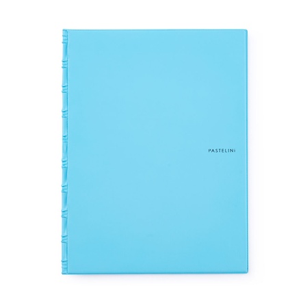 Papírenské zboží - Sloha A4 SPORO boční kapsa PASTELINI modrá