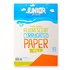 Papírenské zboží - Dekoračný papier A4 Neon oranžový vlnkový 165 g, súprava 10 ks