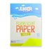 Papírenské zboží - Dekoračný papier A4 Fluo žltý 250 g, súprava 10 ks