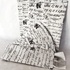 Papírenské zboží - Kapsička na príbory Vintage s bielym obrúskom [125 ks]