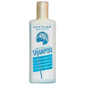 Papírenské zboží - Gottlieb Blue šampon 300ml - vybělující s makadamovým olejem 