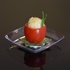 Papírenské zboží - Fingerfood tanierik štvorcový, číry 6,2 x 6,2 x 1,2 cm [50 ks]