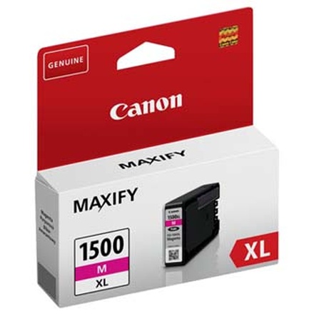 Papírenské zboží - Canon originální ink PGI 1500XL, magenta, 12ml, 9194B001, high capacity, Canon MAXIFY MB2