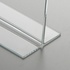 Papírenské zboží - Plexi stojanček na stôl obojstranný typu T - veľkosť A4 na výšku