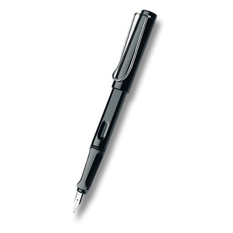 Papírenské zboží - Lamy Safari Shiny Black plnicí pero hrot B