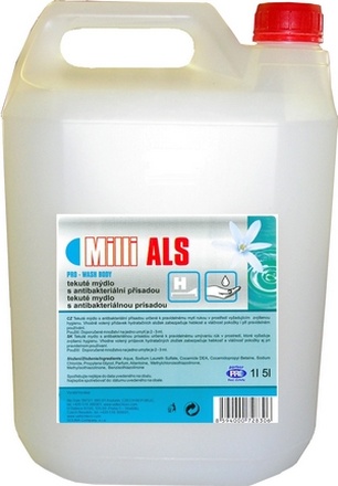 Papírenské zboží - Tekuté mýdlo MILLI ALS s antimikrobiální přísadou 5l