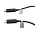 Papírenské zboží - Kábel USB (2.0), USB micro OTG M-USB micro OTG M, 0.3m, čierny