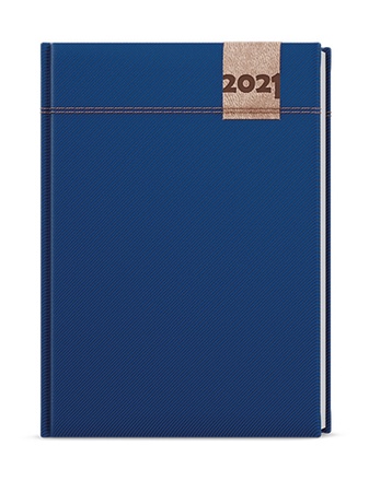 Papírenské zboží - Denní diář - David - denim - A5 - modrá