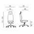 Papírenské zboží - Powerton Kancelárske ergonomické kreslo Jana, Zelené