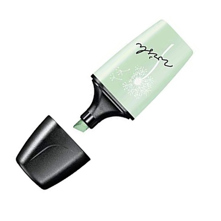 Papírenské zboží - Zvýrazňovač STABILO BOSS MINI pastel zelená máta