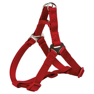 Papírenské zboží - Postroj PREMIUM - červený XS-S:hruď:30-40cm/10mm