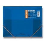 Papírenské zboží - Tříchlopňové desky s gumou FolderMate Pop Gear Plus modrá