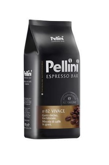 Papírenské zboží - Káva zrnková, pražená, vakuově balené, 1000 g, PELLINI "Vivace"