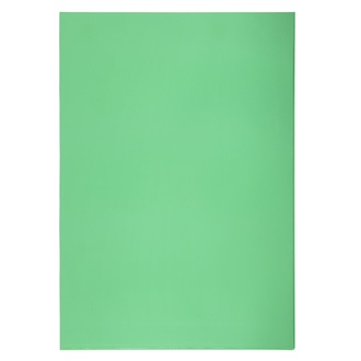 Papírenské zboží - Průhledný obal A4 "L" PVC zelená, 140mic. [10 ks]