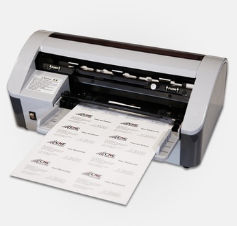 Papírenské zboží - Elektrická řezačka vizitek MC10-A4 s ručním nakládáním