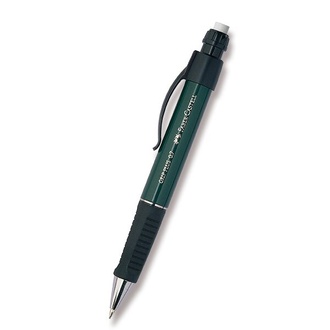 Papírenské zboží - Mechanická tužka Faber-Castell Grip Plus 0,7 mm metalická zelená