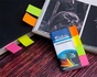 Papírenské zboží - Značkovacie prúžky, mix farieb, 4x40 lístkov, 20x50 mm, VICTORIA