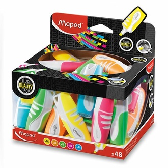 Papírenské zboží - Zvýrazňovač Maped Fluo Peps Pocket Soft - dóza