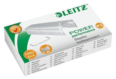 Papírenské zboží - Drátky Leitz Power Performance P3, 24/6