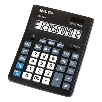Papírenské zboží - Eleven kalkulačka CDB1201-BK, černá, stolní, dvanáctimístná