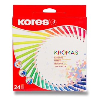 Papírenské zboží - Pastelky Kores Kromas 24 barev