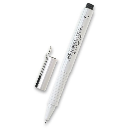 Papírenské zboží - Popisovač Faber-Castell Ecco Pigment - černý 0,7 mm