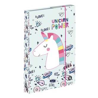 Papírenské zboží - Box na sešity A5 Jumbo Unicorn iconic