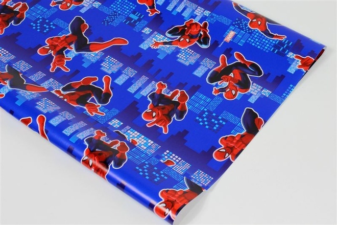 Papírenské zboží - Balící papír Standart 70x100cm Spider man modrý