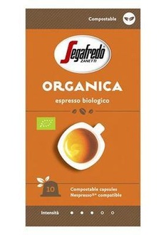 Papírenské zboží - Kávové kapsle "Organica", 10ks, SEGAFREDO, do kávovarů Nespresso®