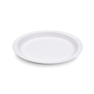 Papírenské zboží - Papírový talíř (FSC Mix) extra-pevný bílý průměr 23cm [100 ks]