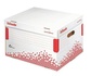 Papírenské zboží - Rýchlo-zložiteľný archivačný kontajner s vekom na zakladače Esselte Speedbox, Biela