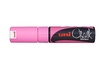 Papírenské zboží - Kriedový popisovač PWE-8K, fluorescenčná ružová, 8mm, UNI