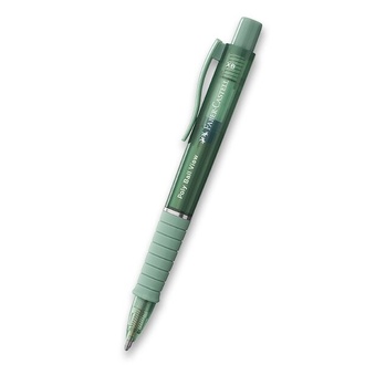 Papírenské zboží - Kuličkové pero Faber-Castell Poly Ball View XB,zelená