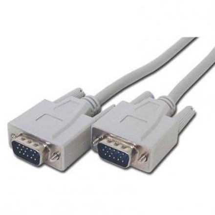 Papírenské zboží - Kabel VGA (D-sub) M- VGA (D-sub) M, 3m, šedá, Logo