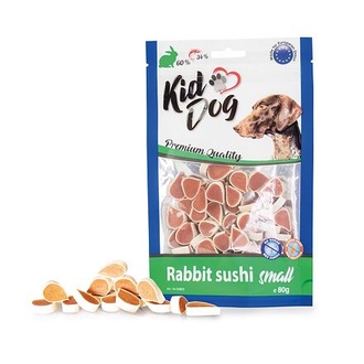 Papírenské zboží - KIDDOG králičí malé sushi 80 g 