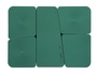 Papírenské zboží - Plastová kancelárska sada Lucky set CONCORDE Eco, 7ks, zelený