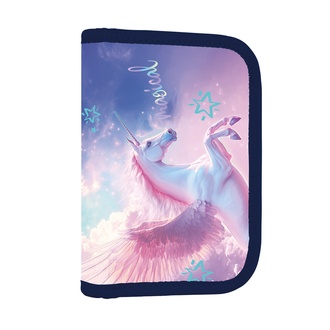 Papírenské zboží - Penál 1 p. 2 chlopně, prázdný Pegas