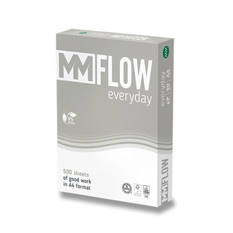 Papírenské zboží - Xerografický papír MM Flow Everyday A4, 80 g, 5 x 500 listů