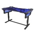Papírenské zboží - E-blue Herný stôl EGT004BK, 135x78,5cm, 72-91,2cm, RGB podsvietenie, výškovo nastaviteľný, s podložkou pod myš