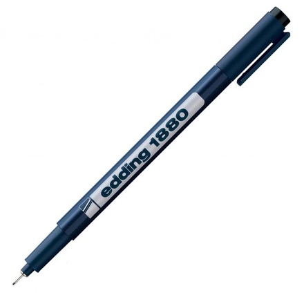 Papírenské zboží - Liner "1880", černá, 0,5mm, EDDING