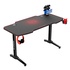 Papírenské zboží - ULTRADESK Herný stôl FRAG - RED, 140x66 cm, 76 cm, s XXL podložkou pod myš, s ultradesk BEAM, držiak slúchadiel aj nápojov