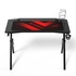 Papírenské zboží - ULTRADESK Herný stôl ACTION V2, 110x59 cm, 75 cm, s XXL podložkou pod myš, držiak slúchadiel aj nápojov