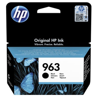 Papírenské zboží - HP originální ink 3JA26AE, HP 963, black, 1000str., 24.09ml, HP Officejet Pro 9010, 9012,