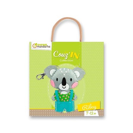 Papírenské zboží - Kreativní sada Avenue Mandarine Přívěšek k ušití - koala Riley